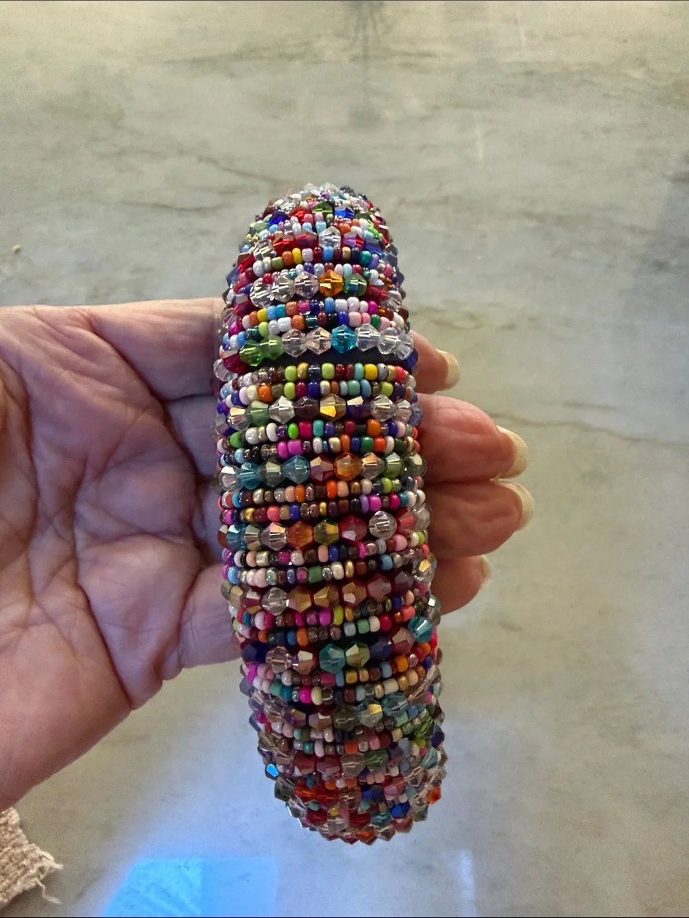 Multicolor Beaded Padded Headband